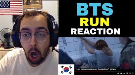 BTS 방탄소년단 Run Official MV American Reacts YouTube