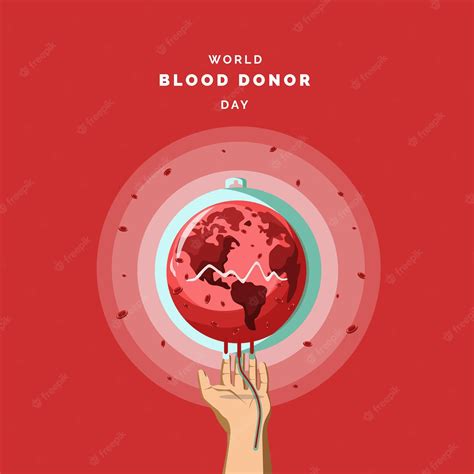 Premium Vector World Blood Donor Day Illustration