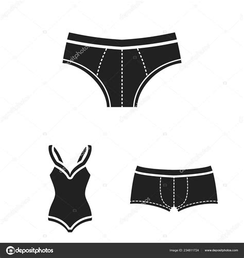 Vector Design Of Bikini And Fashion Logo Set Of Bikini And Swimsuit