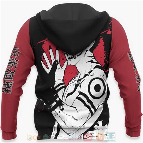 Hot Anime Ryomen Sukuna Custom Jujutsu Kaisen Red 3d Bomber Jacket Hoodies Express Your Unique