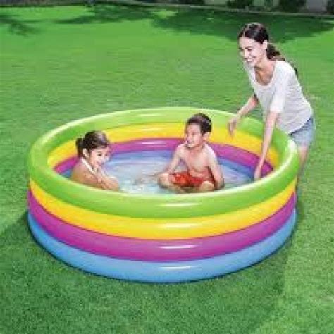 Piscina Infantil Infl Vel An Is Coloridos Litros Play Pool