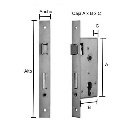 Cerradura De Seguridad Angosta Para Puerta Corrediza Prive