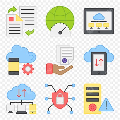 Cloud Computing Technology Vector Hd Png Images Pack Of Cloud