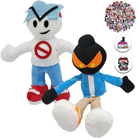 Buy 137inch35cm Friday Night Funkin Plush Toy With Badges And