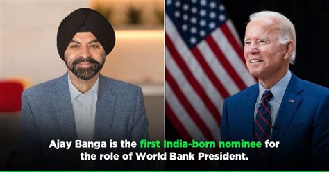 Us Prez Biden Nominates Ajay Banga To Be World Banks Next President