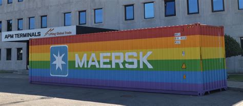 Maersks Rainbow Container Is In Algeciras Apm Terminals