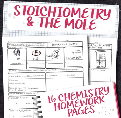 Mole Worksheet 2 Answer Key