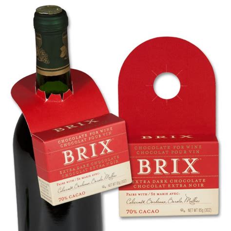 Brix Chocolate Extra Dark Bottle Topper. Chocolate for Wine. Pairs with ...