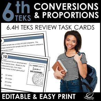 Measurement Conversions Teks H Editable By Leaf And Stem Learning