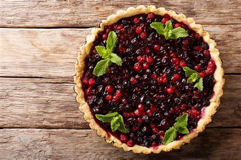 Recette Tarte Aux Groseilles Et Au Cassis Marie Claire