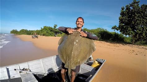 Pesca De Arraia Espinhel Olha Arraia Que Pegamos Youtube