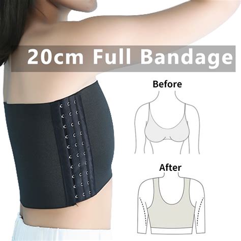 28 53 Inches Bust Size Full Bandage Tube Chest Binder Lesbian Garter 3