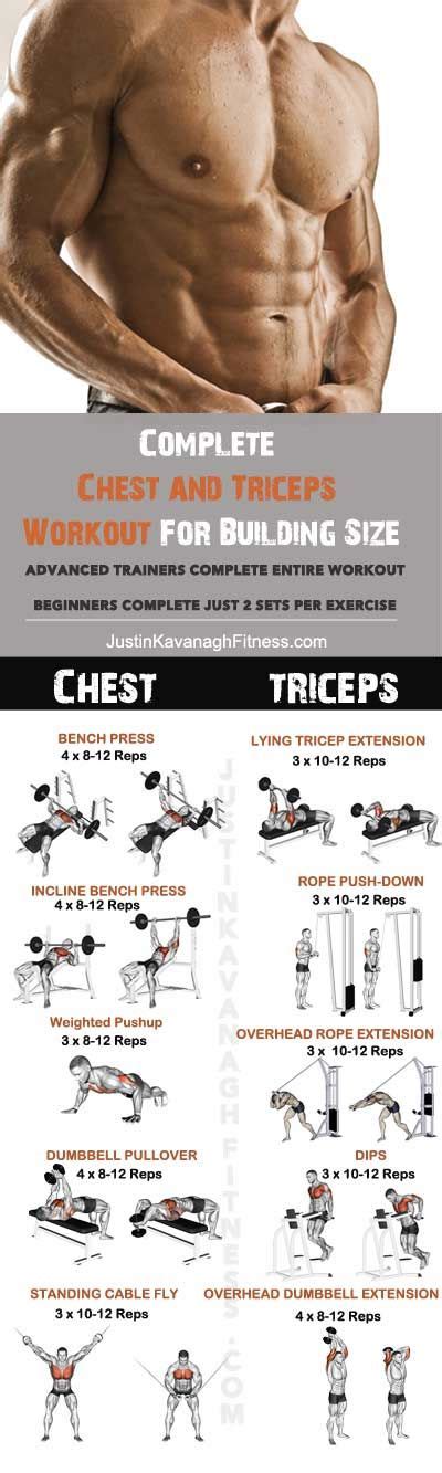 Best Chest And Tricep Workout For Growth Get More Anythink S