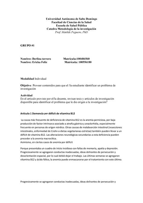 3 1 listo Espero y sirva Universidad Autónoma de Salto Domingo