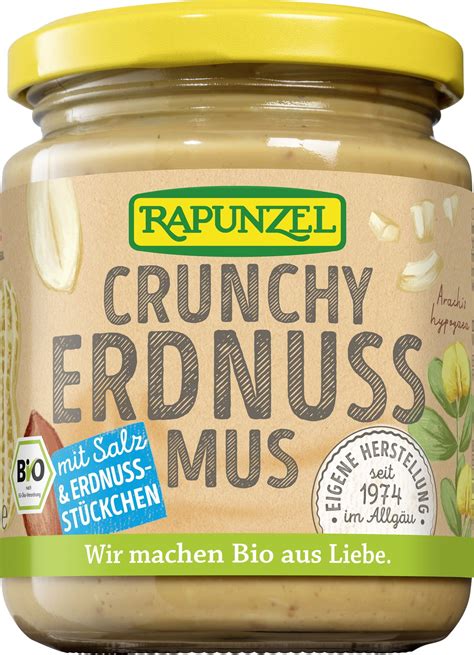 Rapunzel Biologische Crunchy Gezouten Pindakaas Piccantino Onlineshop