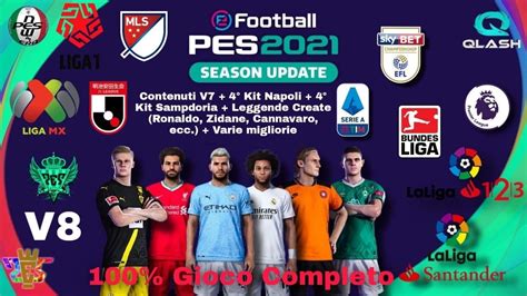 PES 2021 Option File V8 MLS League MX J1 League Liga 1