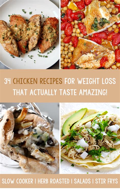 34 Chicken Recipes For Weight Loss That Actually Taste Amazing Trimmedandtoned