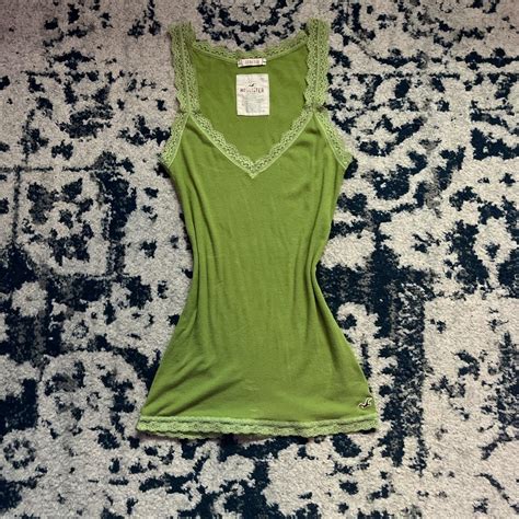 Hollister Co Women S Green Shirt Depop