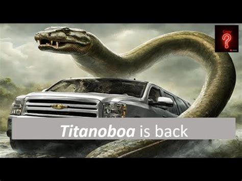 What If Titanoboa Snake Didn T Go Extinct Youtube