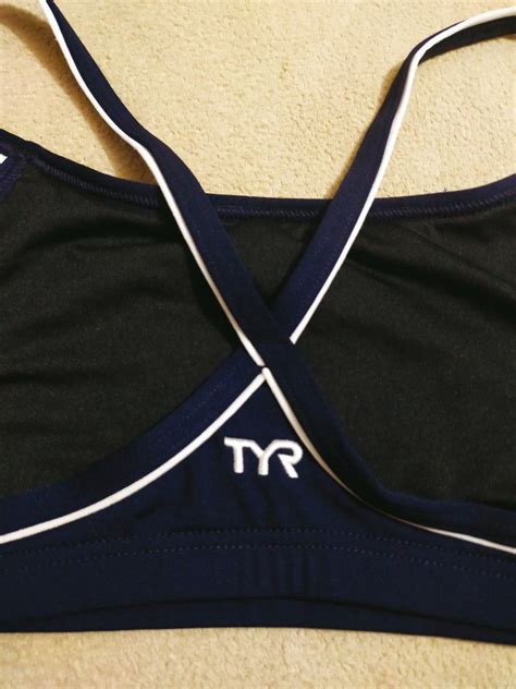 TYR GUARD NAVY BIKINI TOP SWIM TOP Women S Fashion Swimwear Bikinis Swimsuits On Carousell