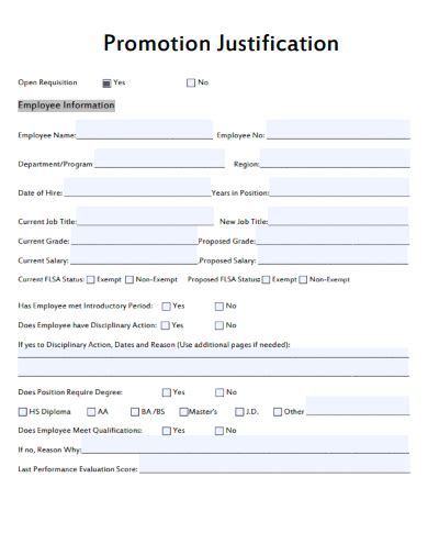 Free 33 Promotion Form Samples In Pdf