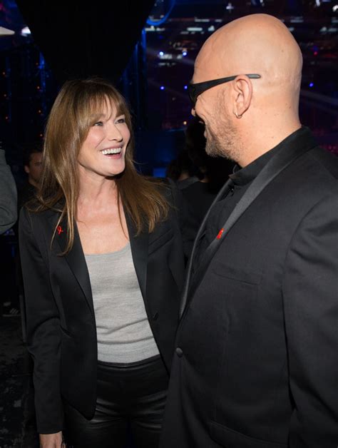 Photo Exclusif Carla Bruni Et Pascal Obispo Enregistrement De L