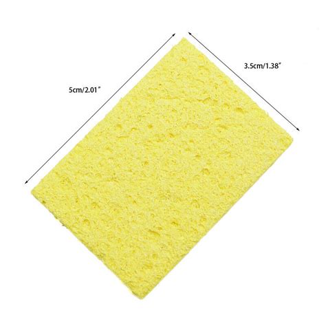 10pcsset Cleaning Sponge Cleaner For Enduring Electric Welding Soldering Iron Ebay