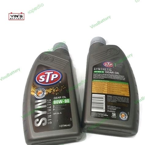 Jual Oli Stp Synthetic Gear Oil Sae W Ml Transmisi Manual