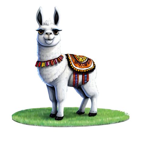 Llama In Costume Png 06202024