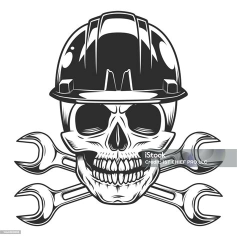 crane vintage dans casque de securite casque avec atelier de