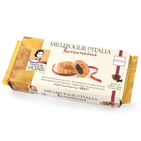 마틸드비첸지 Matilde Vicenzi Millefoglie Bocconcini Ripieni al Cioccolato 125