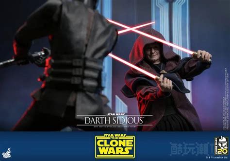 Hot Toys星际大战克隆人战争达斯西迪厄斯 比例收藏级人偶 压迫感极强的皇帝风采再临 酷玩潮CHAO