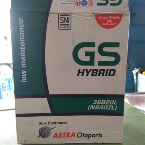 Jual Aki Mobil Gs Astra Ns Zl Hybrid Untuk Brio Jazz Agya Ayla Sigra