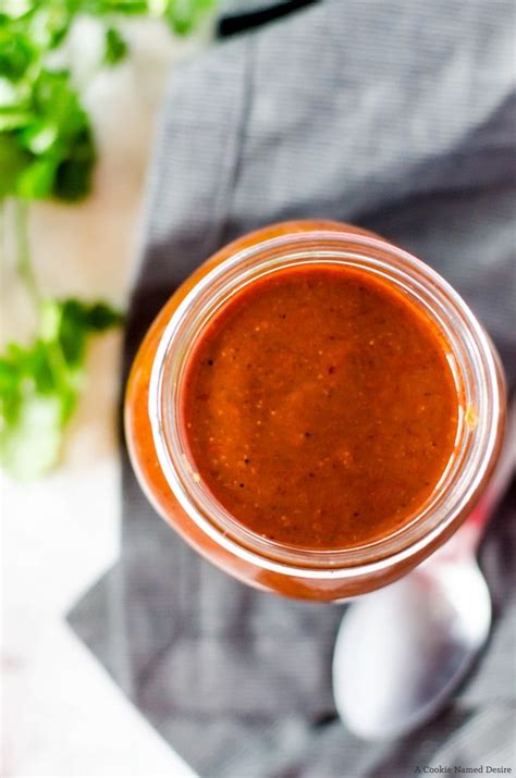 Easy Enchilada Sauce Recipe | A Cookie Named Desire