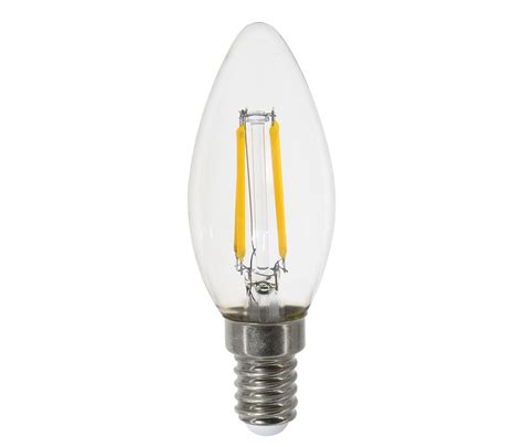 Lampada Vela 2w LED 2400k 300Lm E14 Filamento Sem Bico OPS 31835 Bivolt