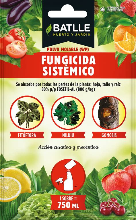 Fungicida Sistémico Semillas Batlle Huerto Y Jardín