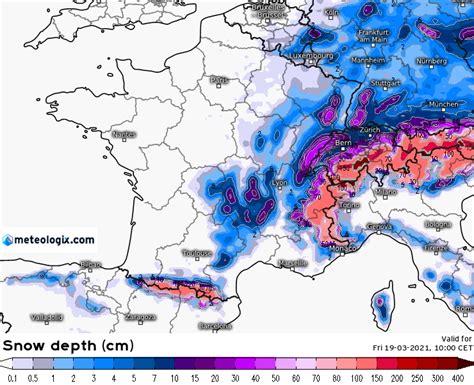 Actualités météo En cette mi mars 2021 beaucoup de neige des Vosges