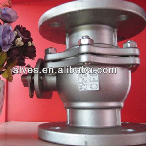 JIS Standard Scs304 Stainless Steel Flanged Ball Valve JIS 10K Flange