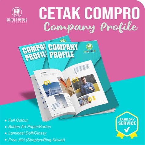 Jual Cetak Company Profile Buku Majalah Katalog Custom Indonesia Shopee