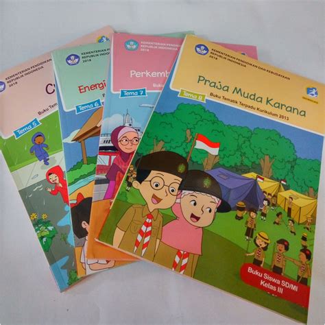 Jual Buku Tematik Sd Kelas 3 Tema 5678 1 Paket 4 Buku Semester 2