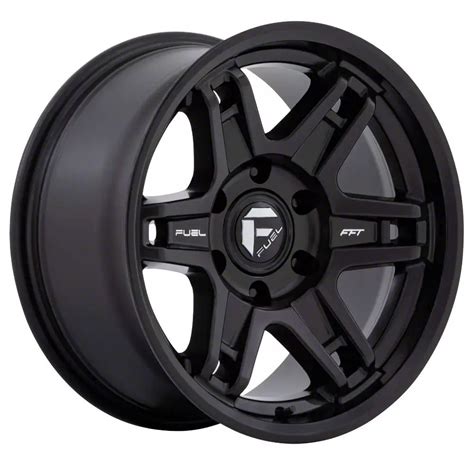 Fuel Wheels Tacoma Slayer Matte Black 6 Lug Wheel 17x9 38mm Offset