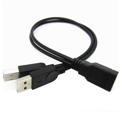 B Cm Usb Y Kabel Usb Buchse Auf X Stecker Typ A Splitter Kabel