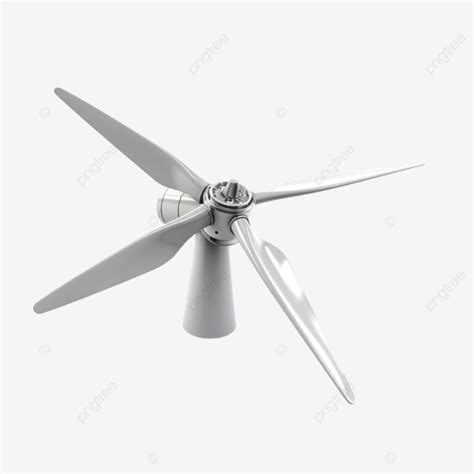 Windmill Wind Power Generation Concept 3d Illustration Recycling