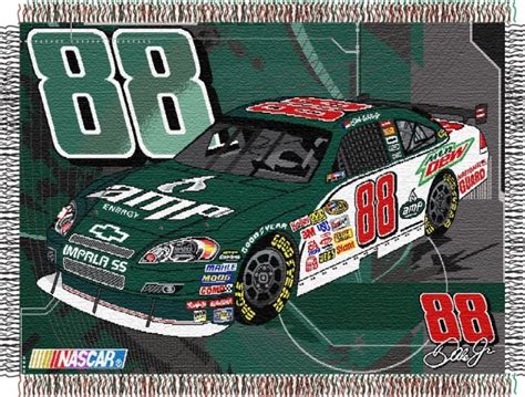 Dale Earnhardt Jr. #88 Amp NASCAR "Flash" 48" x 60" Metallic Tapestry Throw