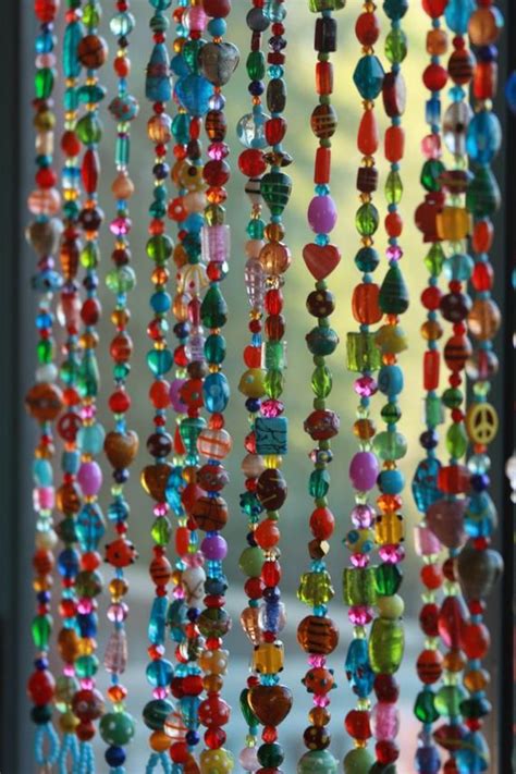 Unique Home Decorhand Made Bohemian Door Beads Made To Order Etsy Hanging Door Beads Beaded