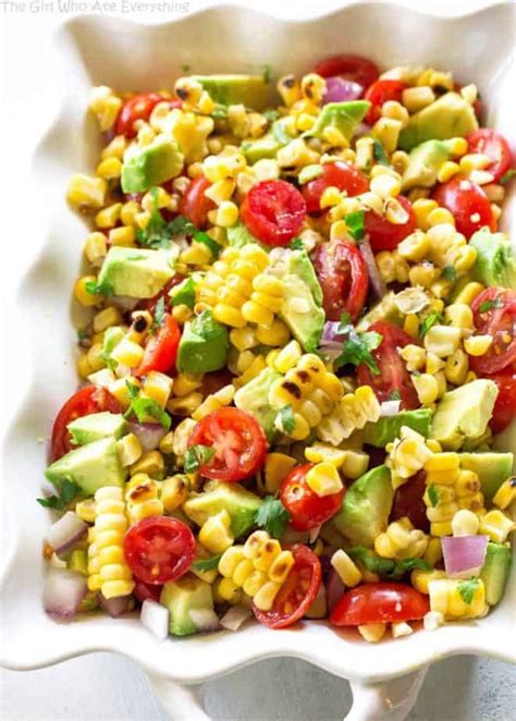 Fresh Corn Avocado And Tomato Salad Video The Girl Who Ate Everything