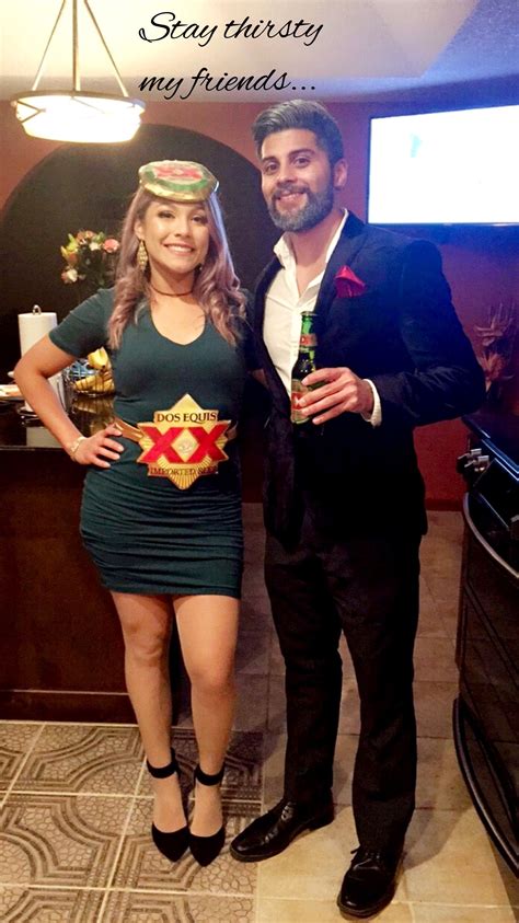 Dos Equis couple costume! | Best couples costumes, Couples costumes, Clever halloween