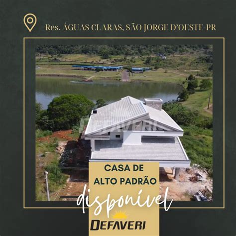 Casa Nova De Alto Padr O No Condominio Guas Claras Marinas Sao Jorge D