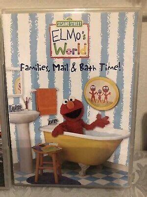 ELMO'S WORLD - Food, Water & Exercise + Families Mail & Bath Time Lot ...