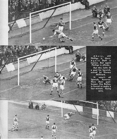 8th October 1960 Ipswich Town Inside Forward Ted Phillips Scoring A